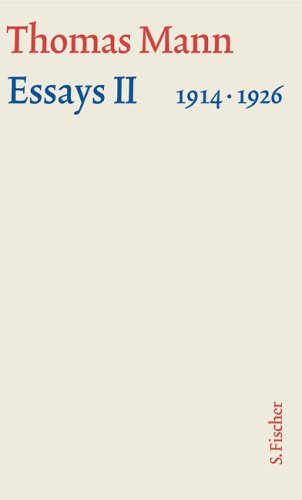 Essays 02. Große Kommentierte Frankfurter Ausgabe. 1914 - 1926. (Textband