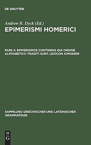 Epimerismi Homerici