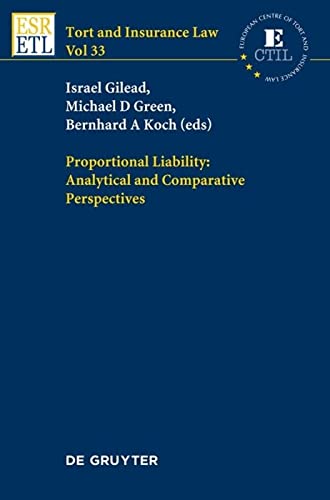 Proportional Liability Analytical and Comparative Perspectives