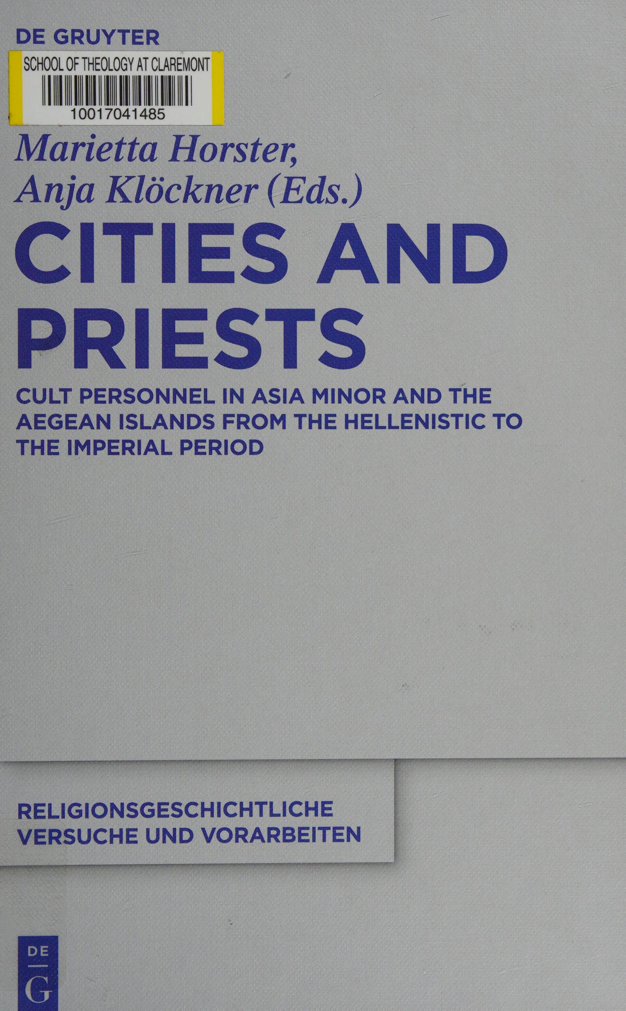 Cities and priests