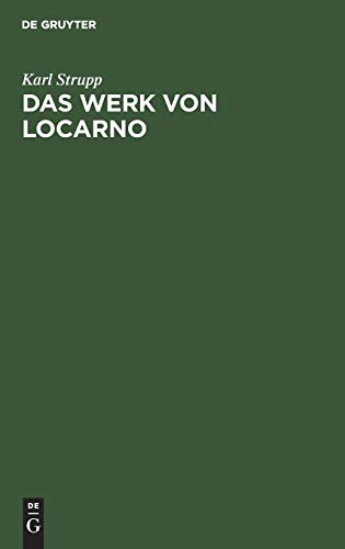 Das Werk von Locarno