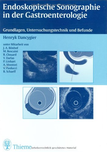 Endosonography in Gastroenterology