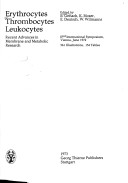 Erythrocytes, Thrombocytes, Leukocytes. Recent Advances in Membrane and Metabolic Research