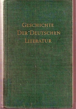 Geschichte der deutschen Literatur vom Barock bis zur Klassik