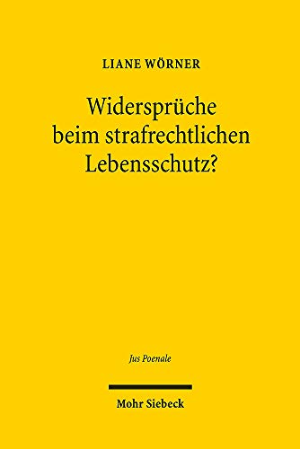 Widerspruche Beim Strafrechtlichen Lebensschutz