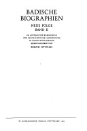 Badische Biographien