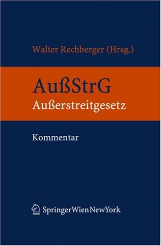 Kommentar Zum Ausserstreitgesetz