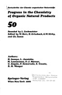 Fortschritte Der Chemie Organischer Naturstoffe