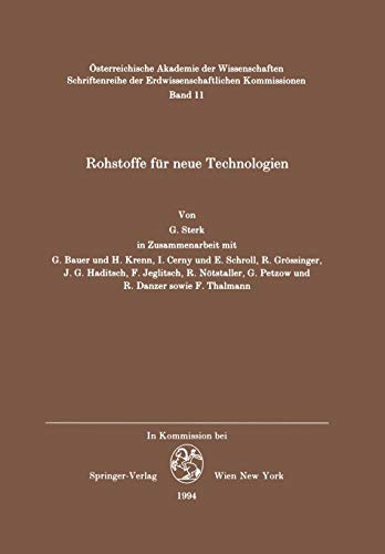 Rohstoffe F?R Neue Technologien
