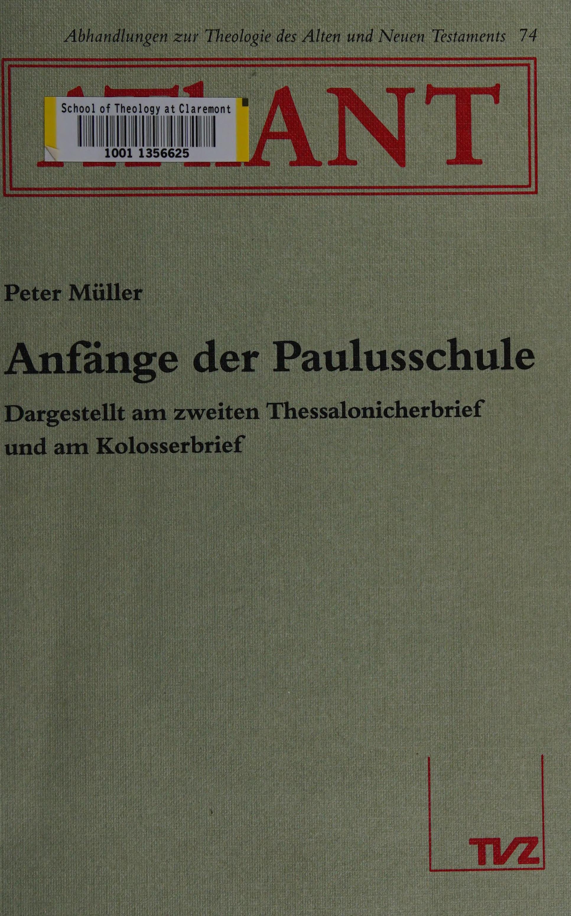 Anfänge Der Paulusschule