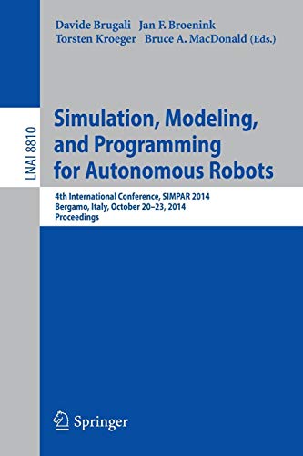 Simulation Modeling and Programming for Autonomous Robots