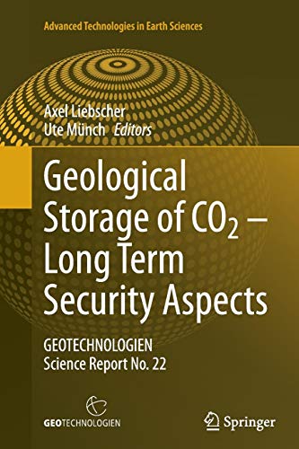 Geological Storage of CO2 - Long Term Security Aspects