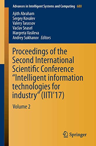 Proceedings of the Second International Scientific Conference “Intelligent Information Technologies for Industry”