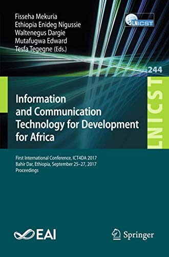 Information And Communication Technology For Development For Africa