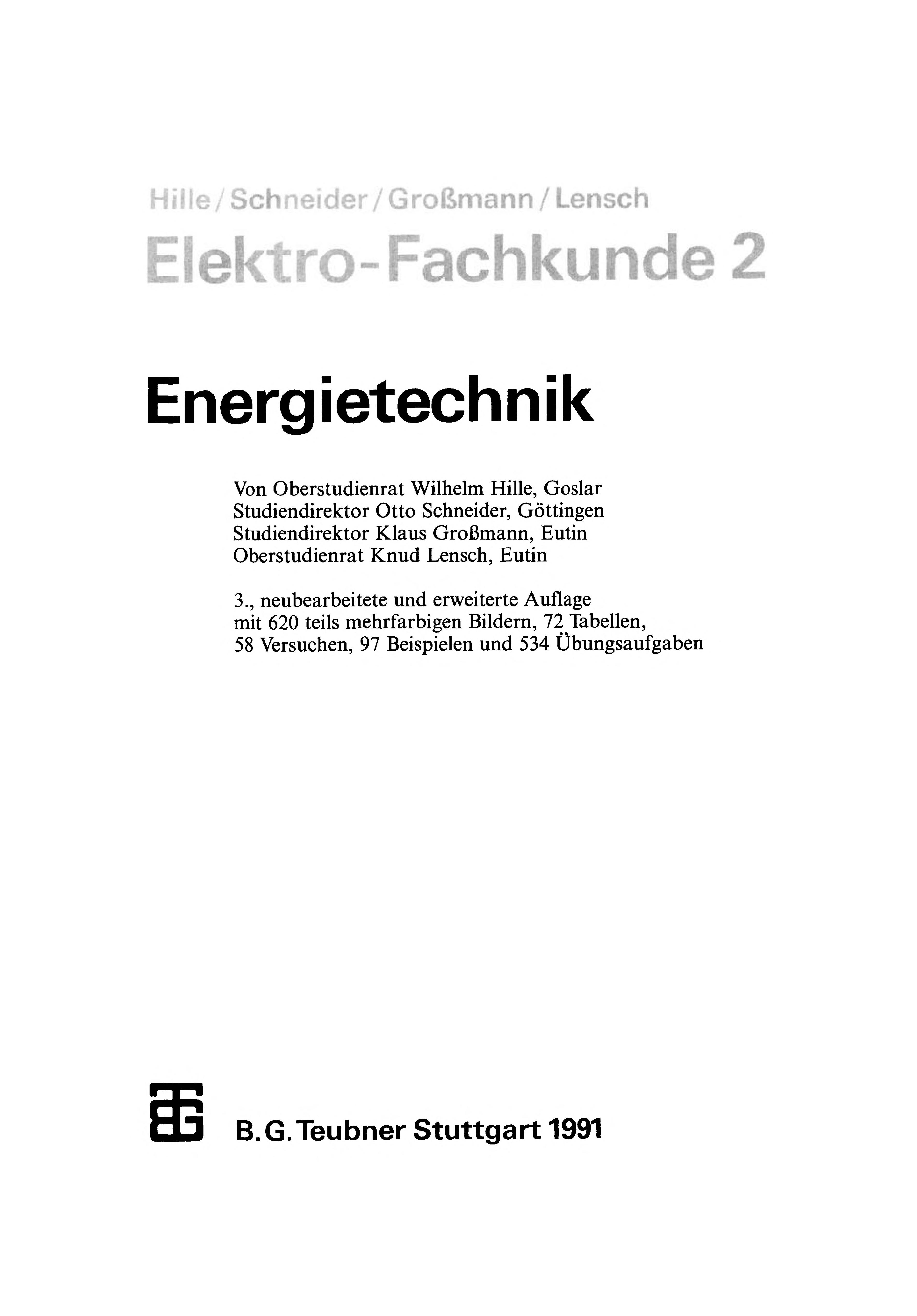 Elektro-Fachkunde 2
