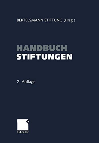 Handbuch Stiftungen