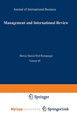 Management And International Review