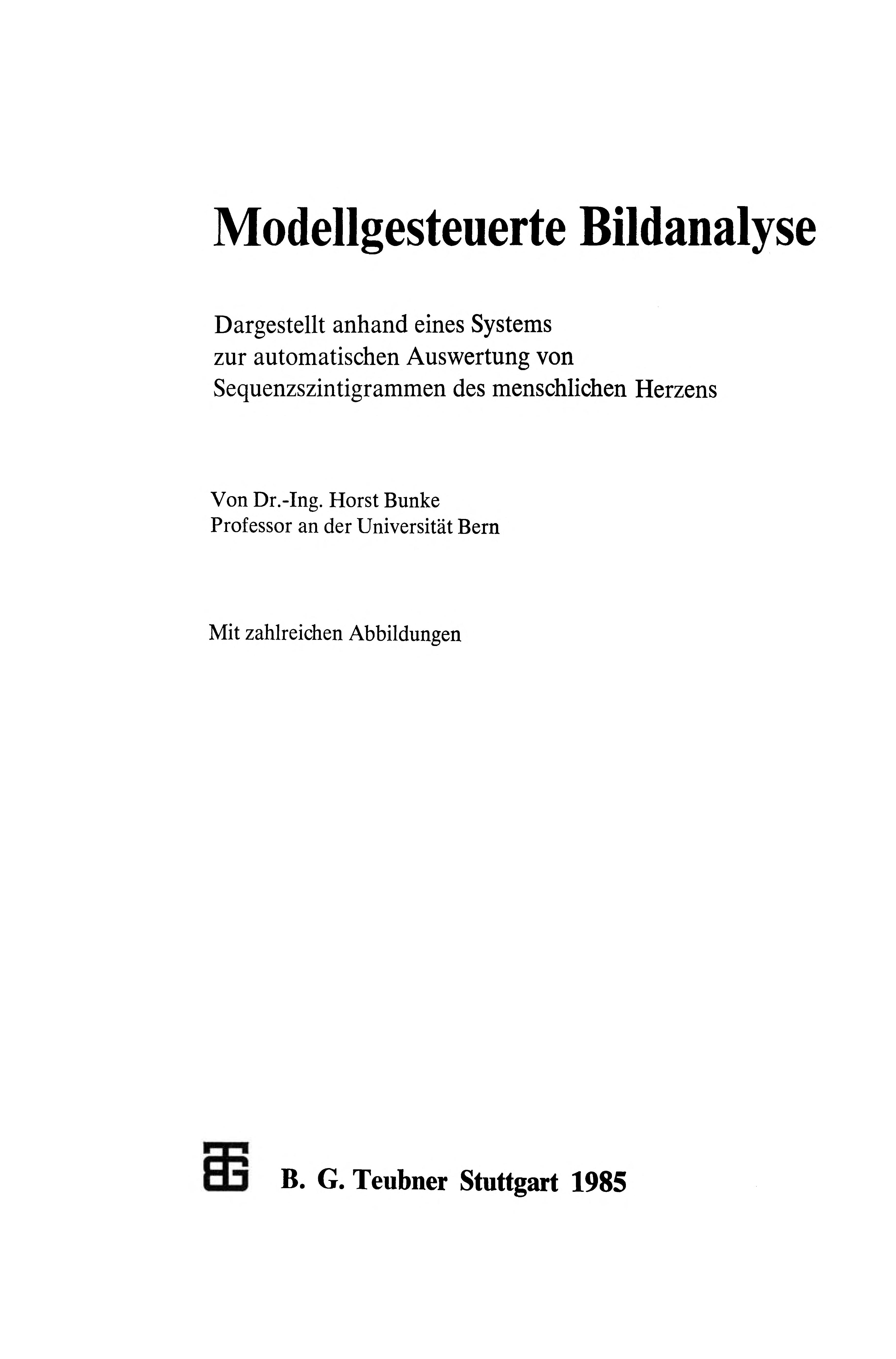 Modellgesteuerte Bildanalyse