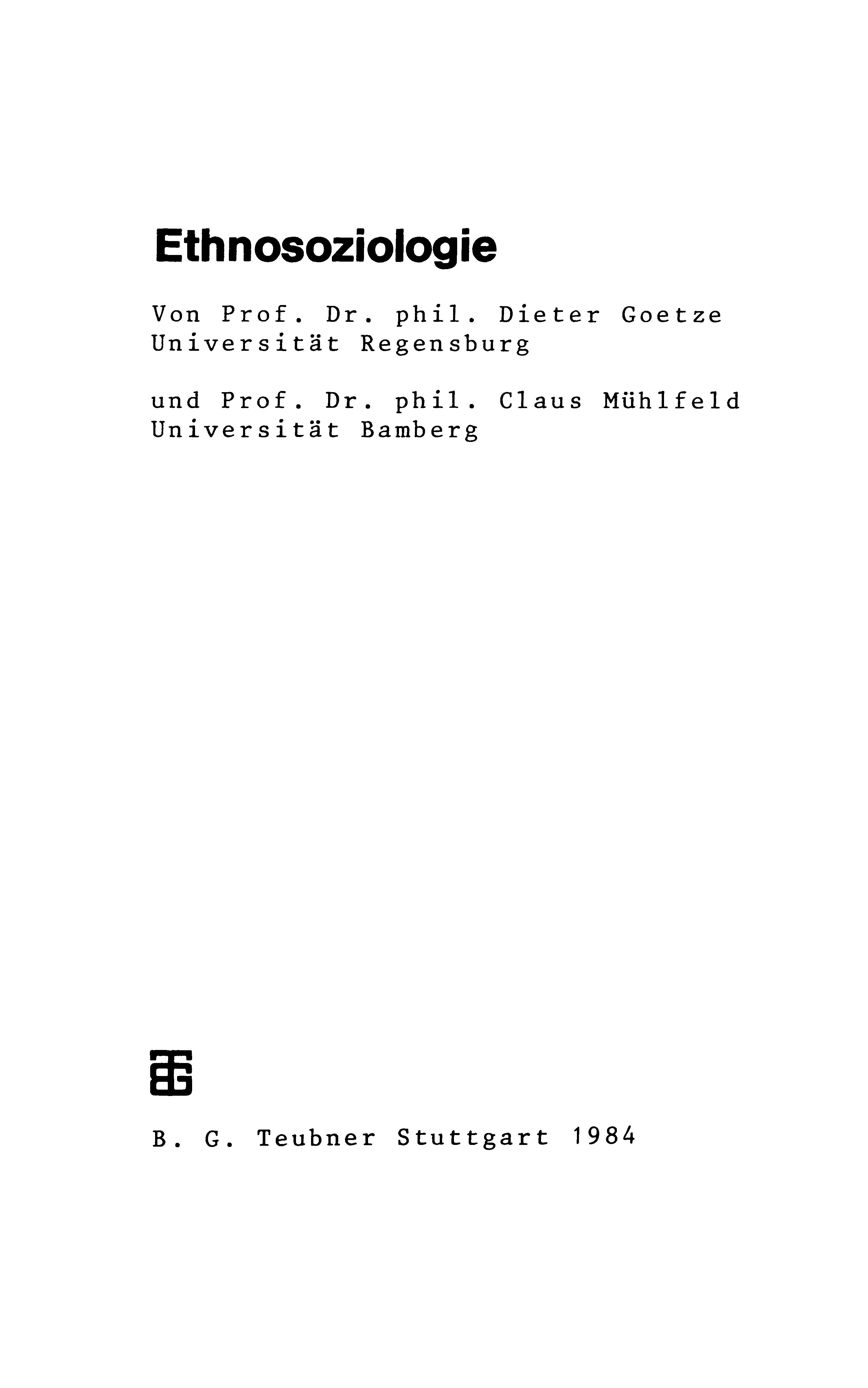 Ethnosoziologie