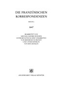 Die franzosischen Korrespondenzen