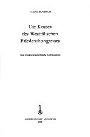Die Kosten des Westfalischen Friedenskongresses