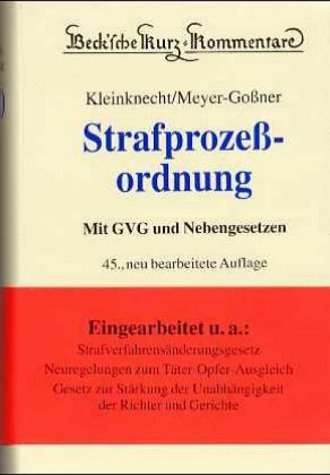 Strafprozessordnung