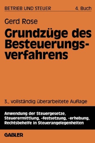 Grundzüge des Besteuerungsverfahrens