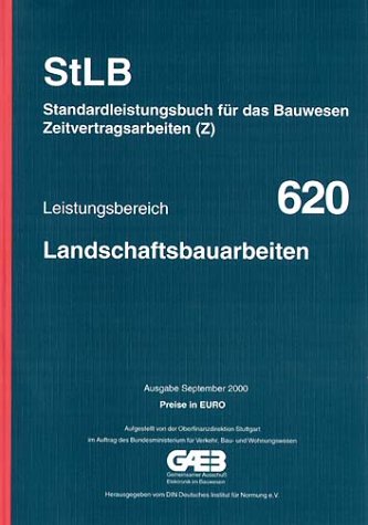 Leistungsbereich 620. Landschaftsbauarbeiten. Mit Preisen in Euro.