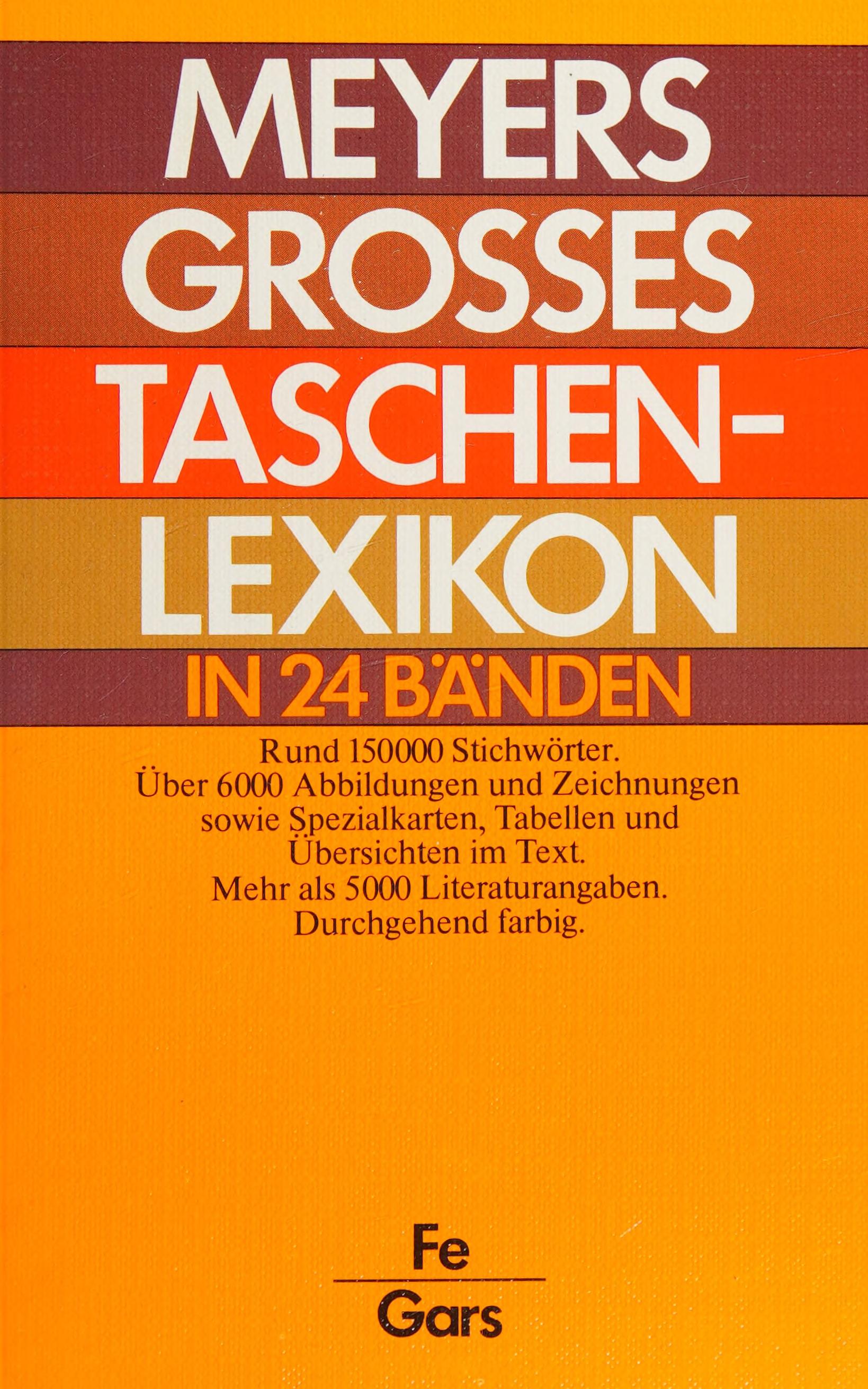 Meyers Großes Taschenlexikon