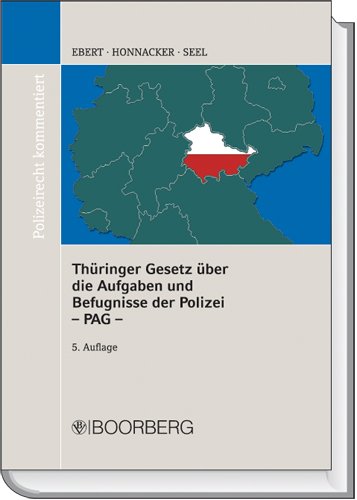 Thüringer Gesetz Über Die Aufgaben Und Befugnisse Der Polizei