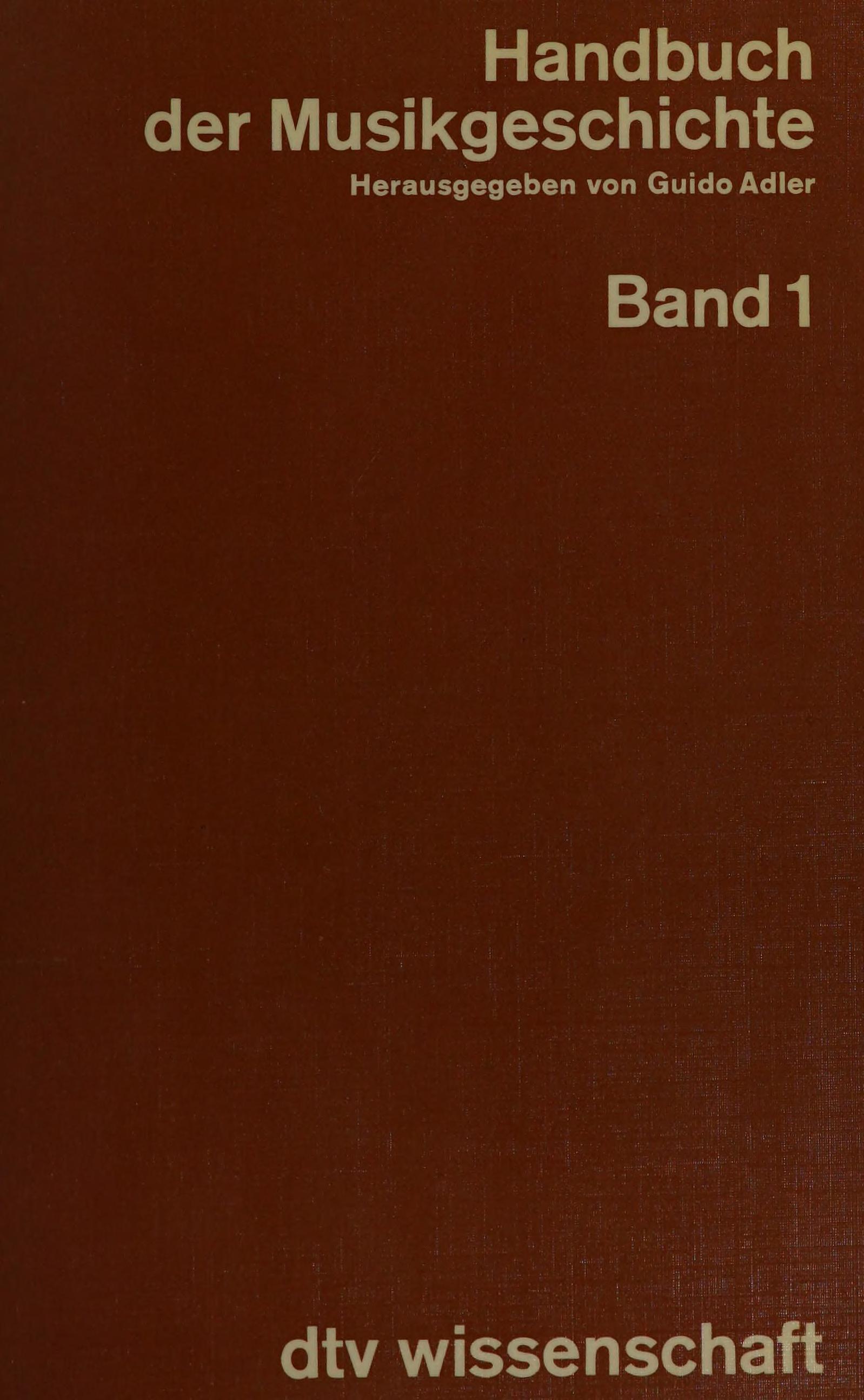 Handbuch der Musikgeschichte