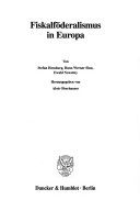 Fiskalfoderalismus in Europa