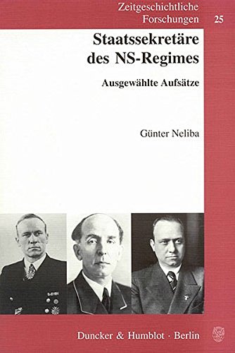 Staatssekretäre des Ns-Regimes