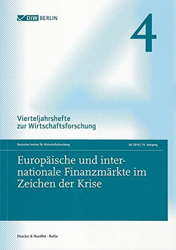 Europaische und Internationale Finanzmarkte Im Zeichen der Krise