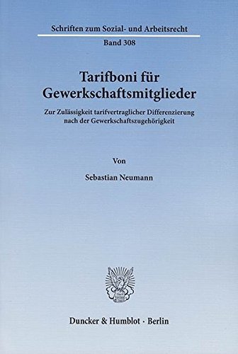 Tarifboni Für Gewerkschaftsmitglieder