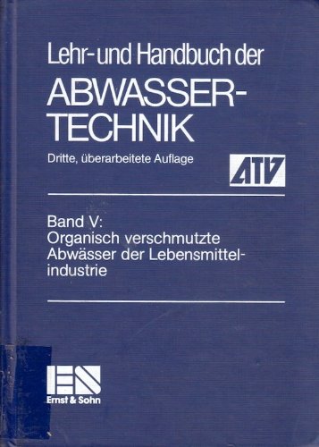 Lehr- Und Handbuch Der Abwassertechnik V 5