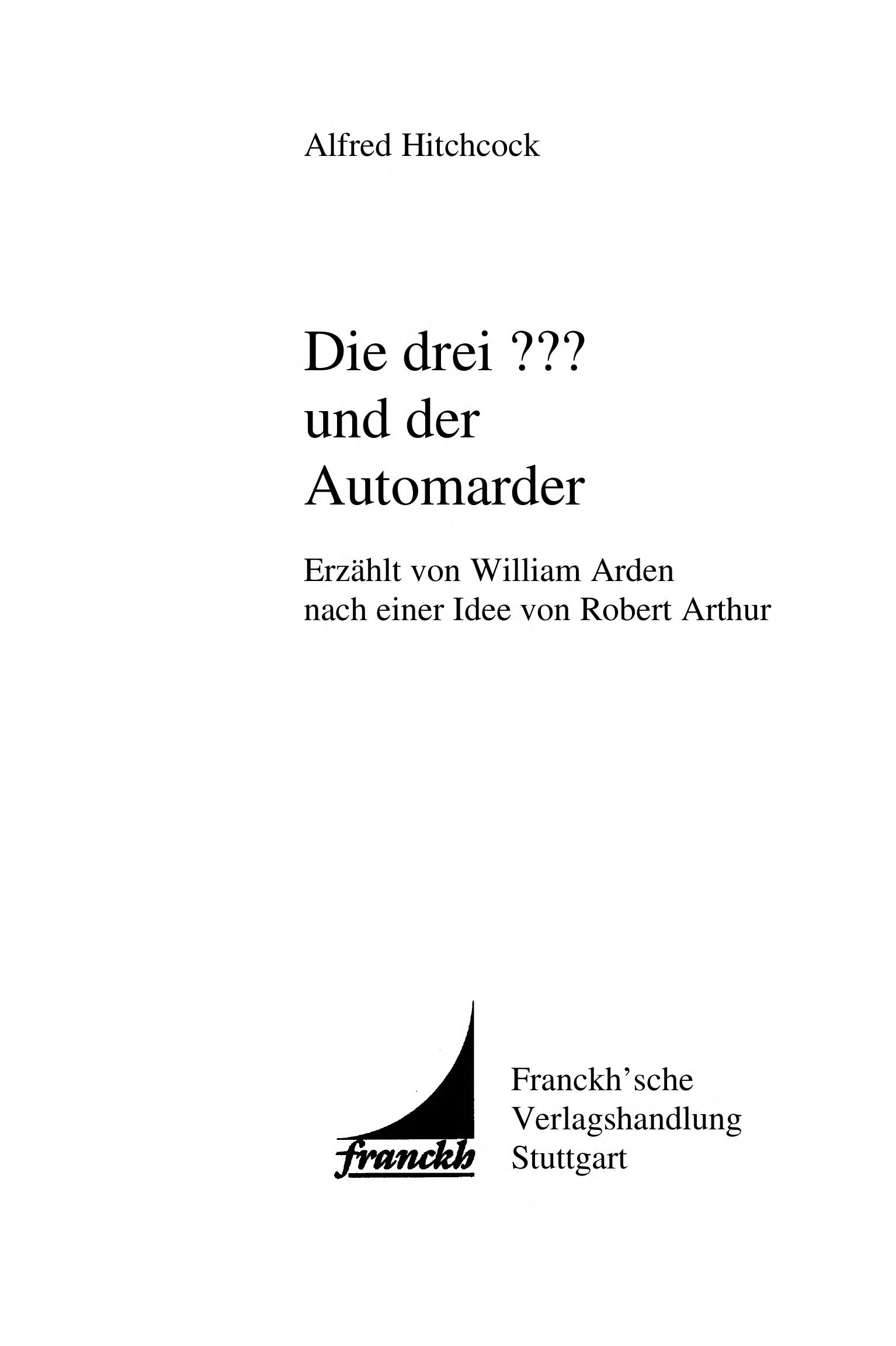 Die Drei ??? Und Der Automarder