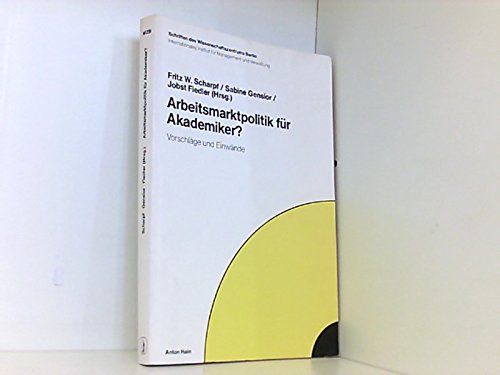 Arbeitsmarktpolitik Für Akademiker?