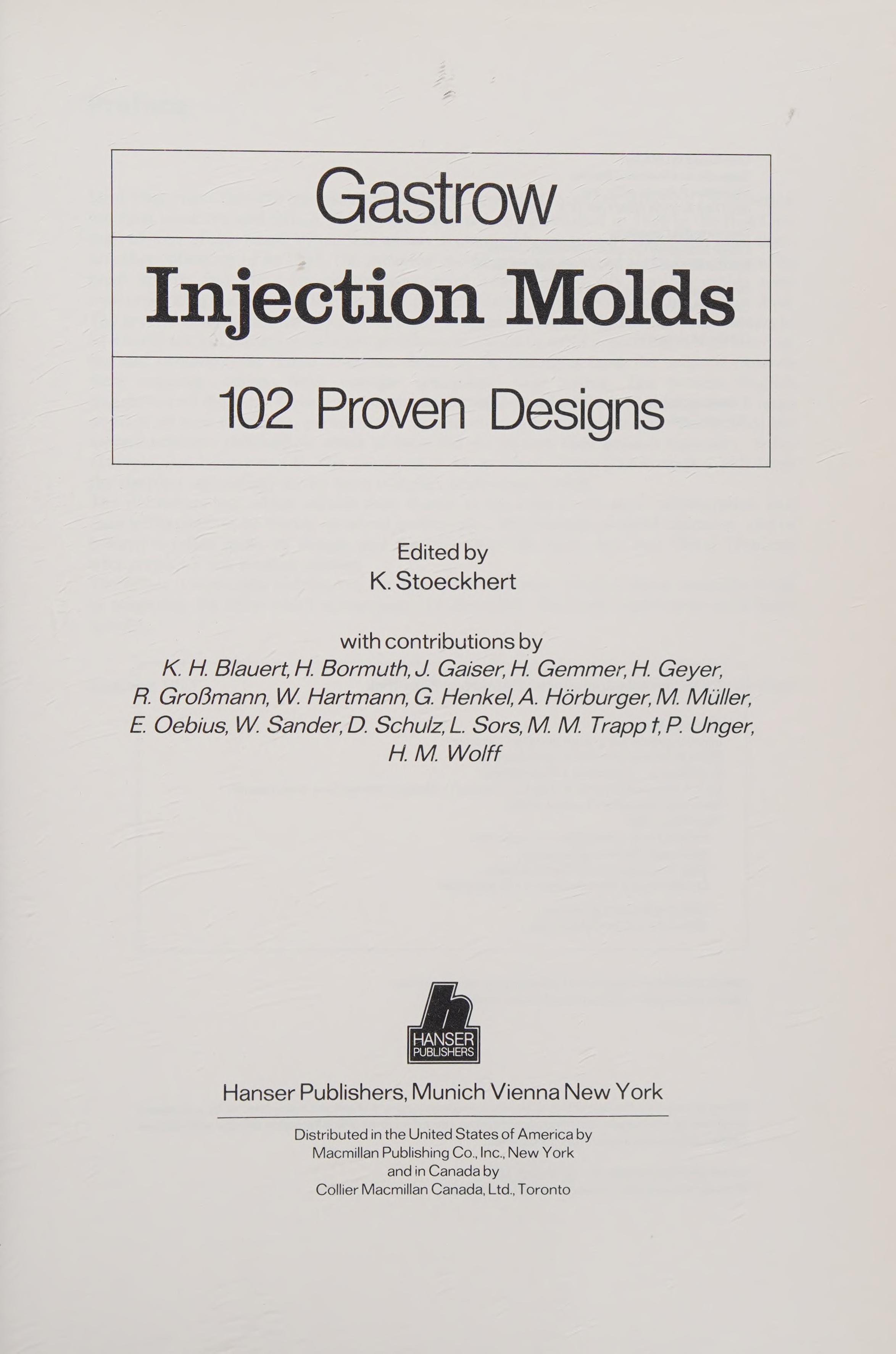 Gastrow Injection Molds