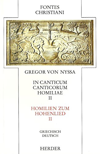 In Canticum canticorum homiliae