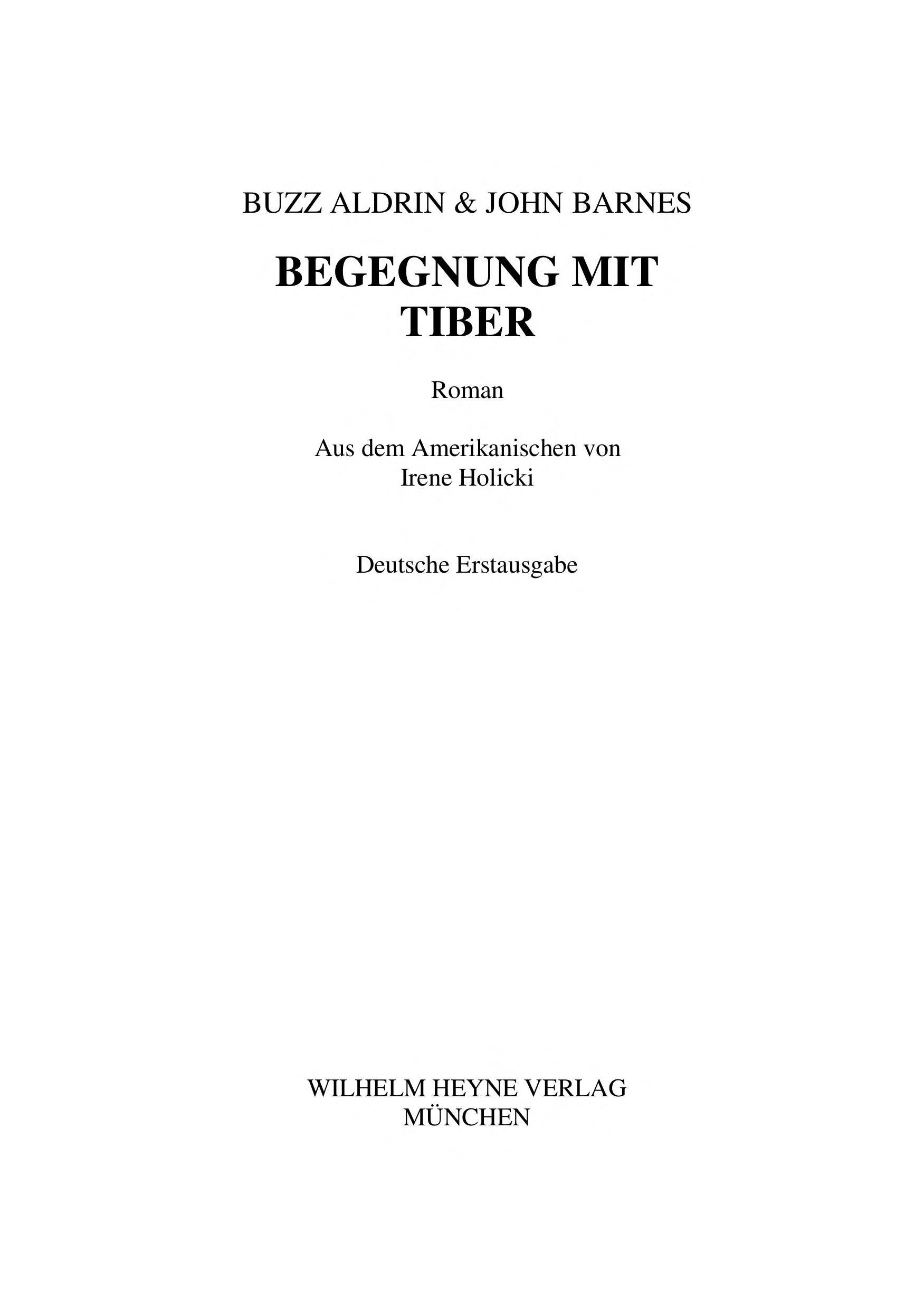 Begegnung Mit Tiber