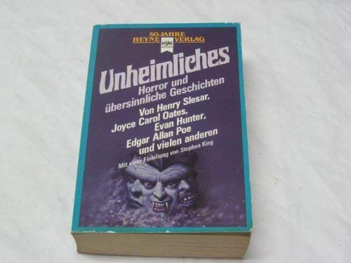 Unheimliches Horror Und Udersinnliche Geschichten