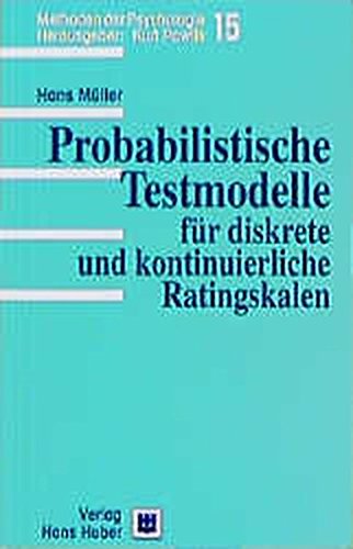 Probabilistische Testmodelle Für Diskrete Und Kontinuierliche Ratingskalen