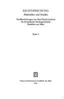 Vorträge Zur Justizforschung. Geschichte Und Theorie
