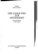 Der lange Weg zur Mundigkeit