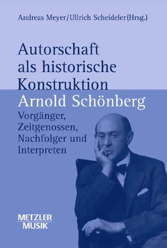 Autorschaft Als Historische Konstruktion