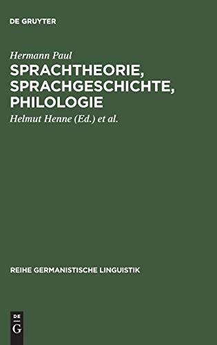 Sprachtheorie, Sprachgeschichte, Philologie