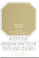 Europa (Altertumswissenschaftliche Texte Und Studien) (Greek Edition)