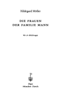 Die Frauen Der Familie Mann