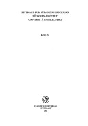 Verfassung und politische Kultur im Wandel